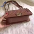 Chanel le boy bag beige patent leather